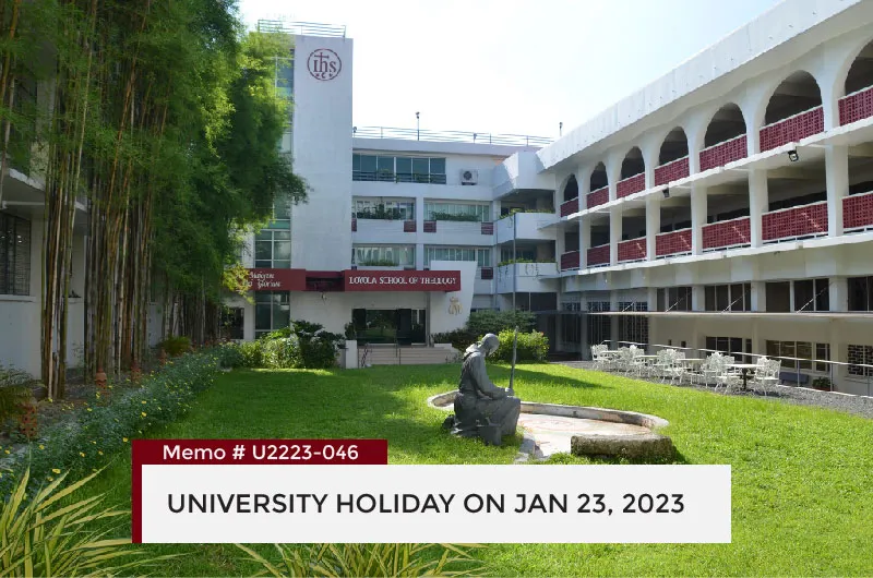 University Holiday on 23 January 2023